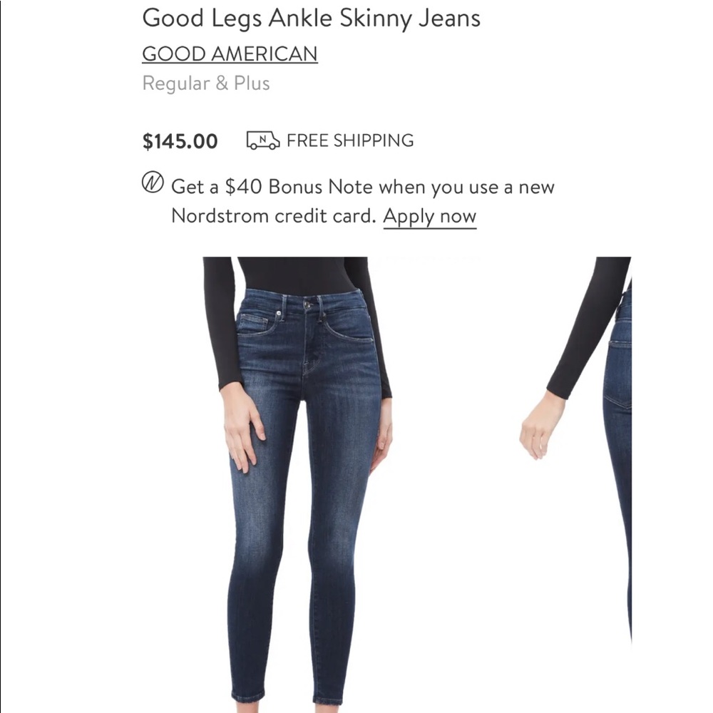 Good American Good Legs size 4/27 - Like New